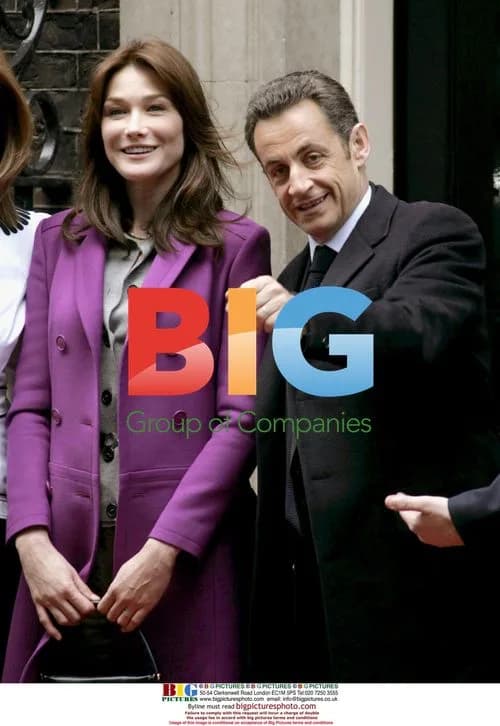 French Pres. Sarkozy & UK PM Brown at 10 Downing St