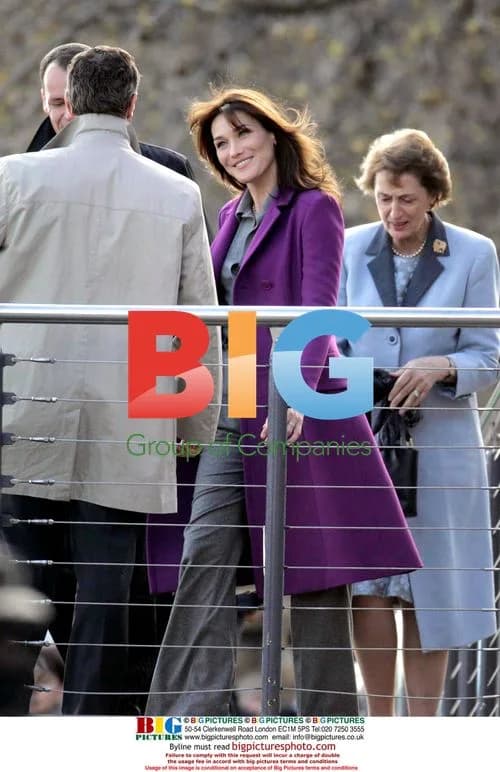 Sarkozy and Bruni-Sarkozy Visit Greenwich