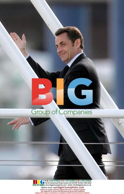 Sarkozy and Bruni-Sarkozy Visit Greenwich