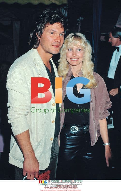 Patrick Swayze and wife Lisa Niemi