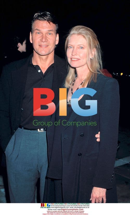 Patrick Swayze and wife Lisa Niemi
