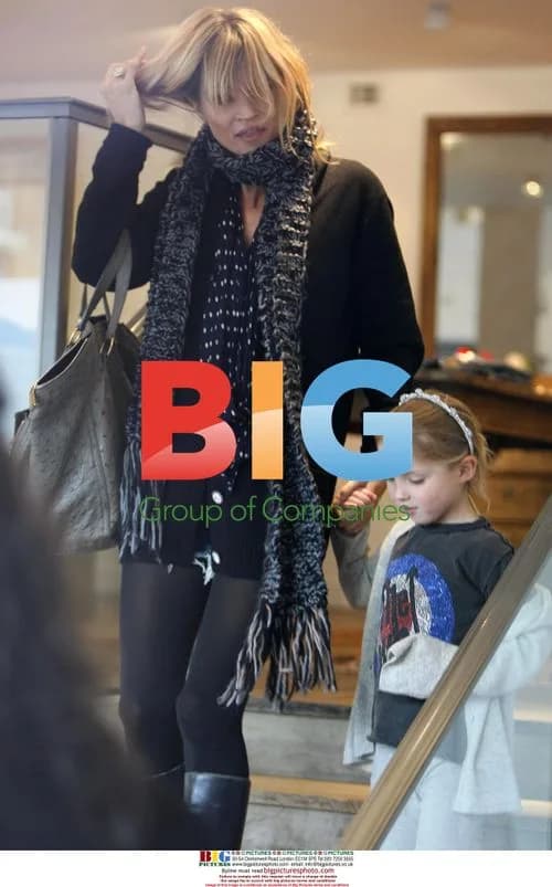 Kate Moss and Daughter Lila Shopping
