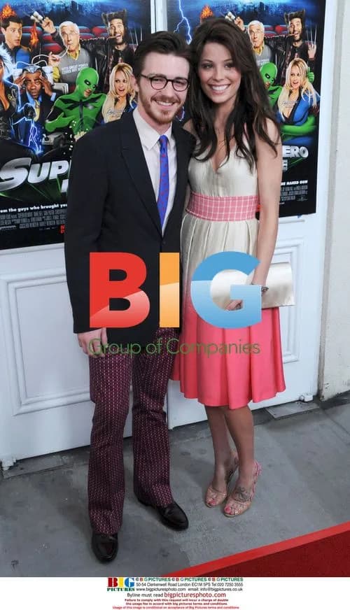 Drake Bell and Melissa Lingafelt attend 'Superhero Movie' premiere