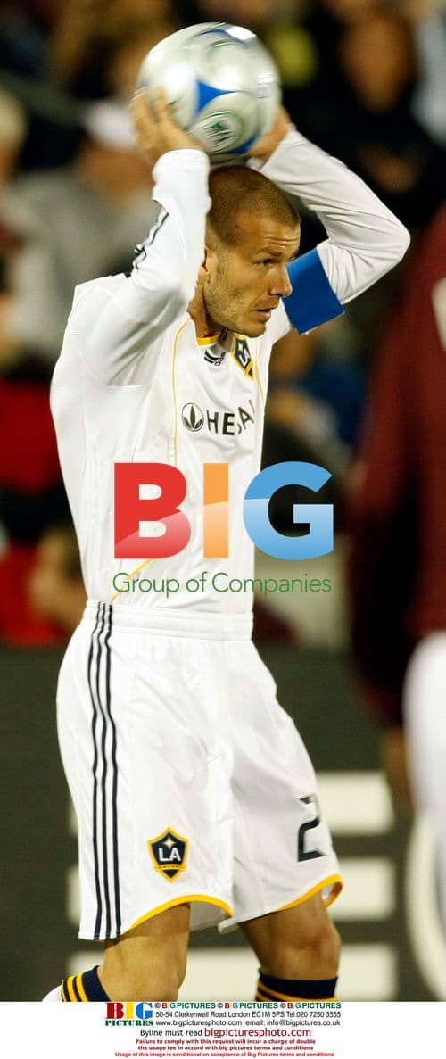 David Beckham in MLS match