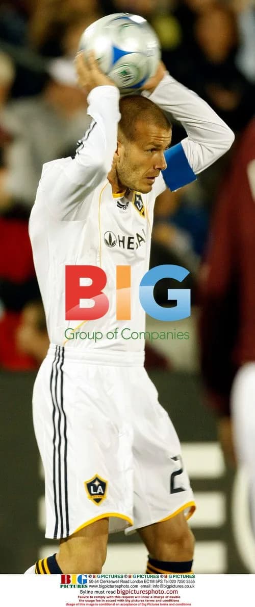 David Beckham in MLS match
