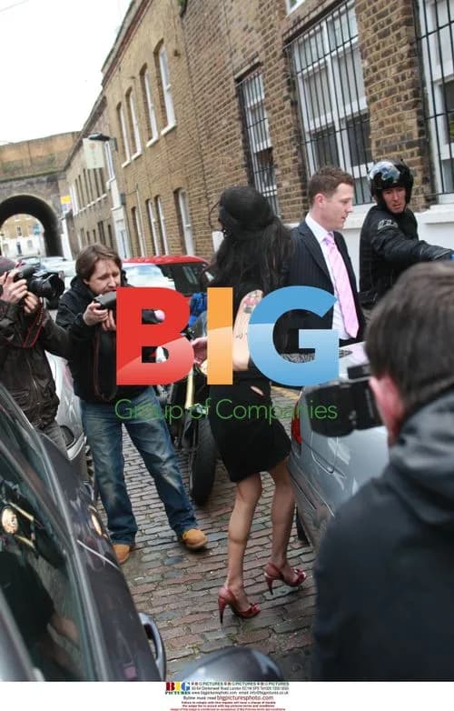 Amy Winehouse Arriving Home from Prison Visit