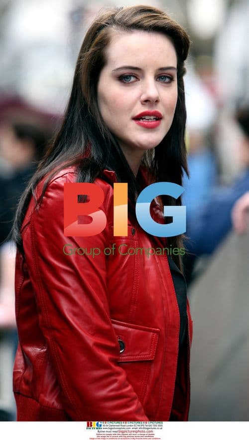 Michelle Ryan filming ITV1 drama Mr Eleven
