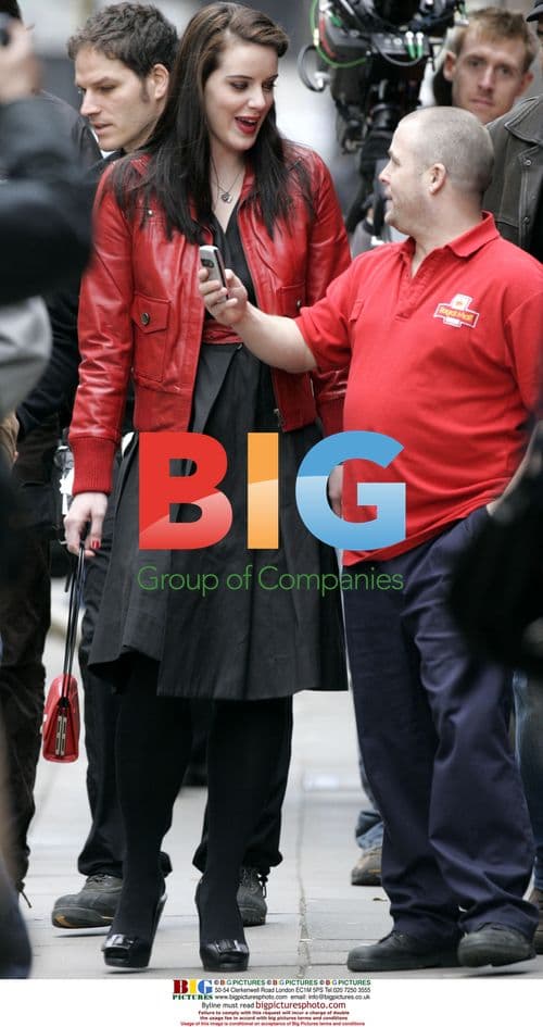 Michelle Ryan filming 'Mr Eleven'