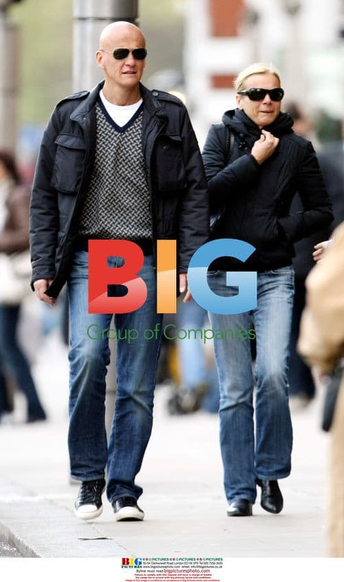 Retired Italian Football Referee Pierluigi Collina and Family