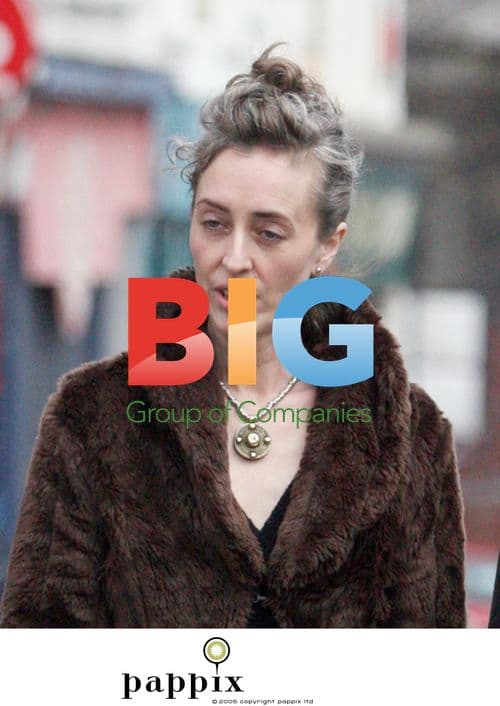 Actress Antonia De Sancha with older man in London