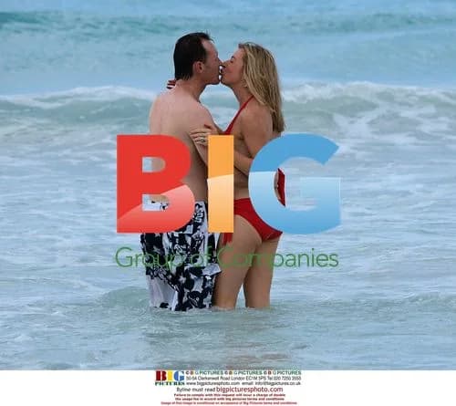 Katie Hopkins and Mark Cross in Caribbean