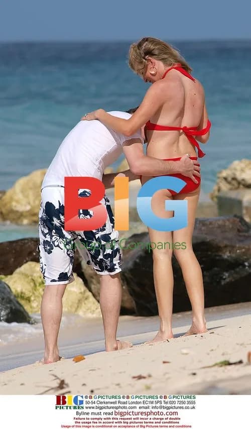 Katie Hopkins and Boyfriend in Caribbean
