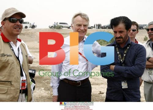 Max Mosley visits Jordan rally