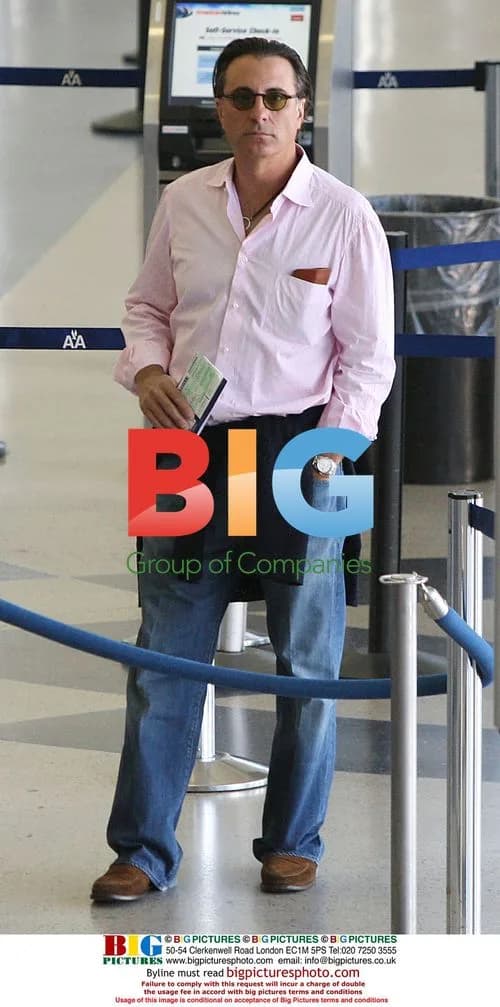 Andy Garcia and Family Depart LAX