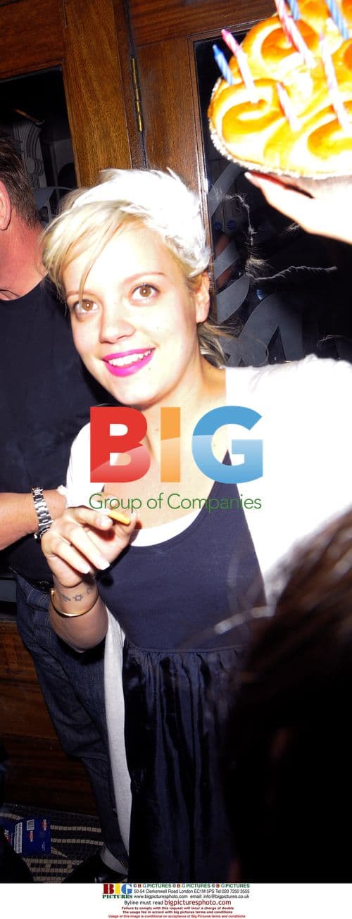 Lily Allen's party night with love interests