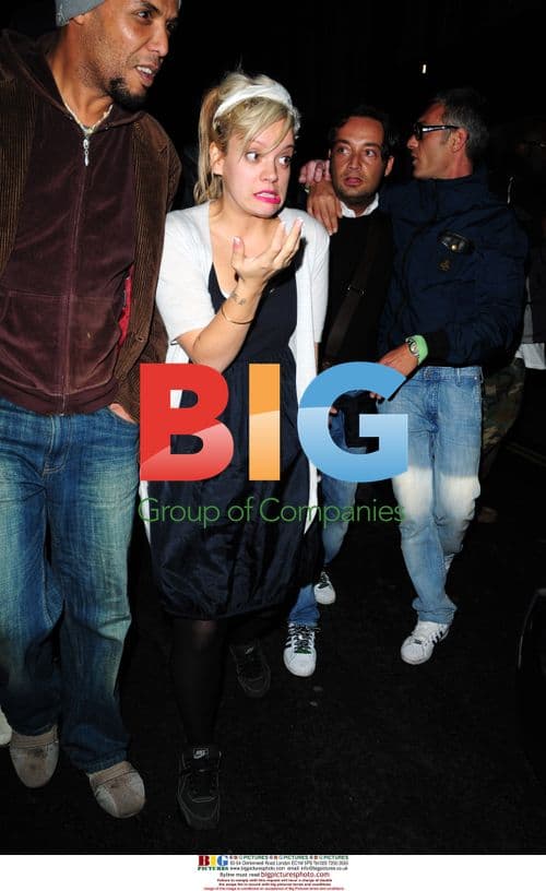 Lily Allen celebrates birthday in London