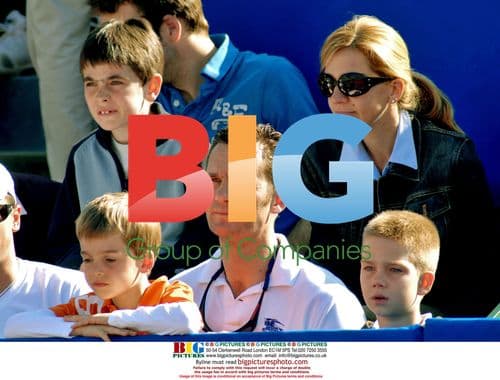Princess Cristina attends Conde de Godo tennis