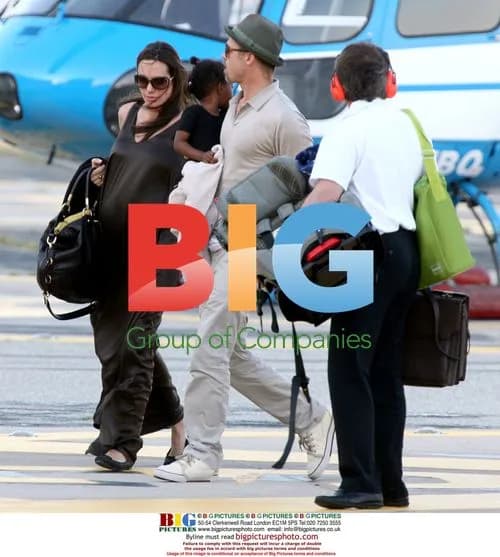 Angelina Jolie, Brad Pitt and daughter arrive in Monaco