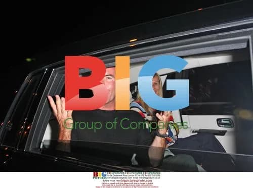 Simon Cowell Leaves Ago With Mystery Blonde