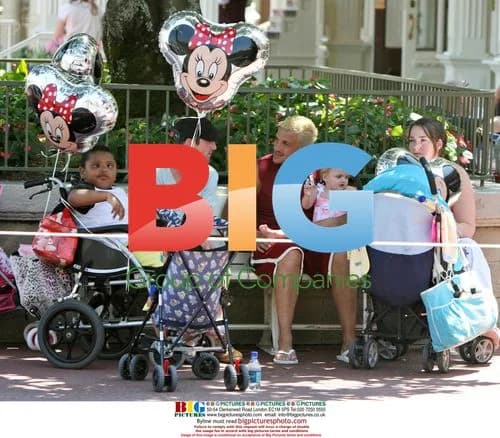 Katie Price and family at Disney World