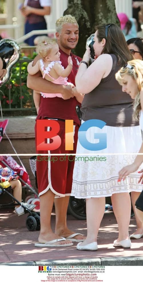 Katie Price and family at Disney World