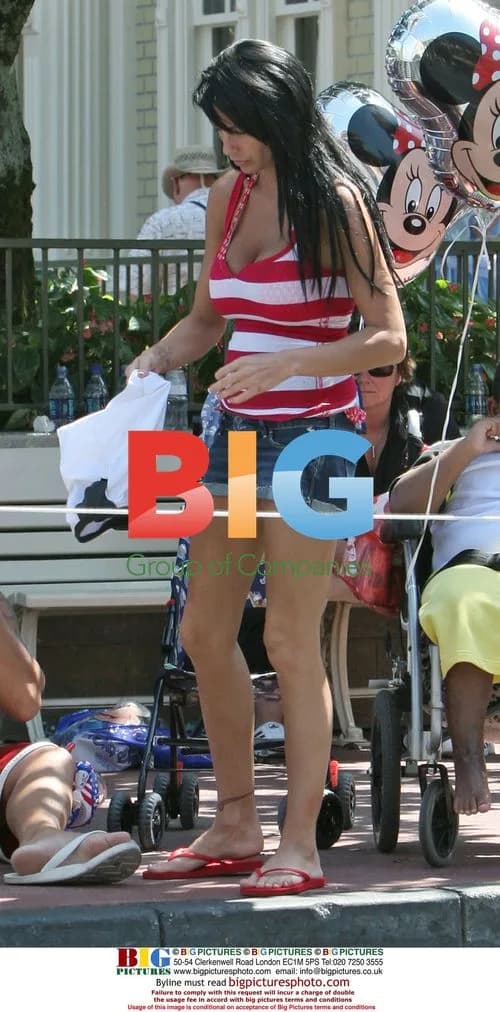 Katie Price and family at Disney World