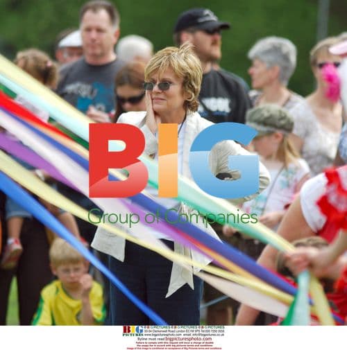 Julie Walters Watches Maypole Dance