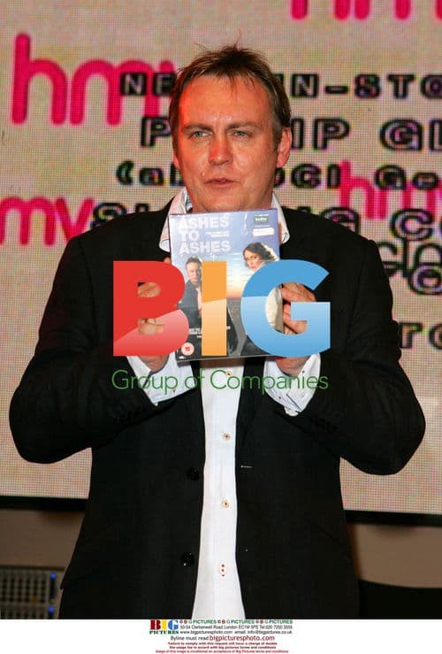 Phil Glenister signs "Ashes To Ashes" DVD