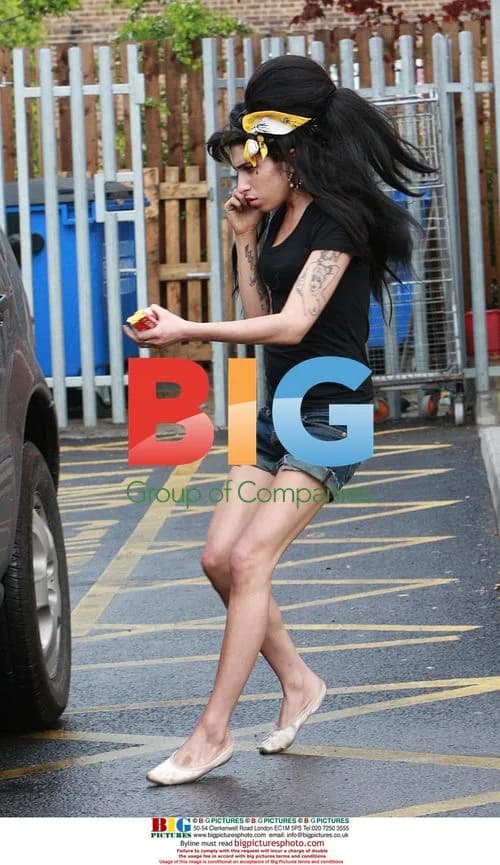 Amy Winehouse Out with Friends