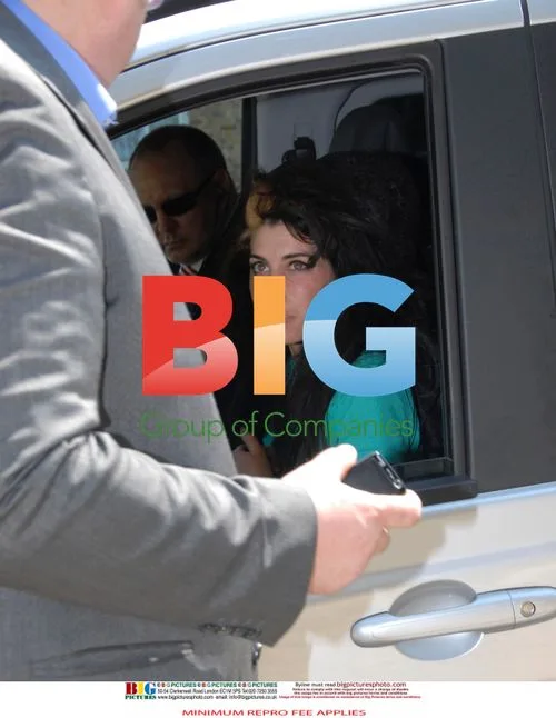 Amy Winehouse Arrives at London Police Station