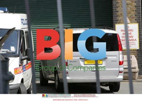 Amy Winehouse Arrives at Police Station