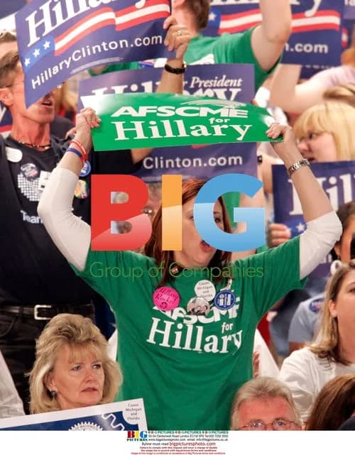 Hillary Clinton hugged by Bill Clinton after Indiana primary