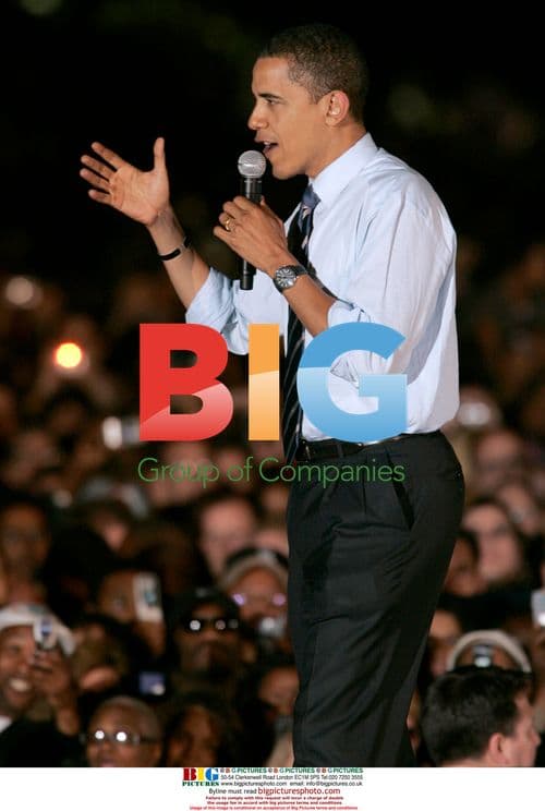 Barack Obama Addresses Supporters in Indianapolis