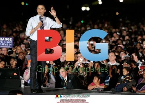 Barack Obama Campaign Stop in Indianapolis