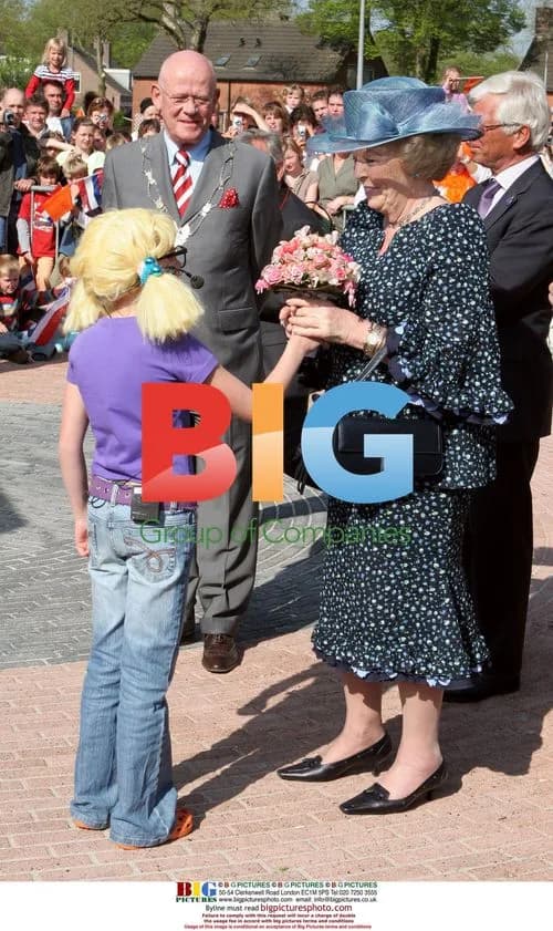 Queen Beatrix Visits Drenthe, Netherlands