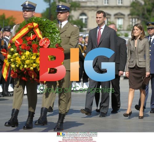 Spanish Royals Visit in Warsaw
