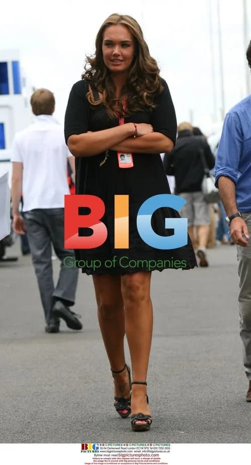 Tamara Ecclestone at British Grand Prix practice