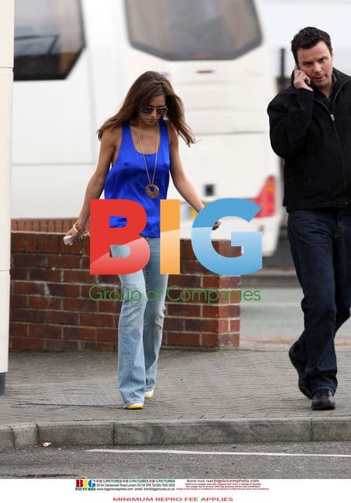 Cheryl Cole at Petrol Station