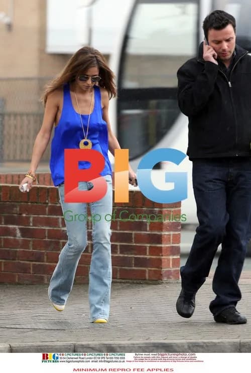 Cheryl Cole at Petrol Station