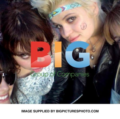 Peaches and Pixie Geldof at Glastonbury