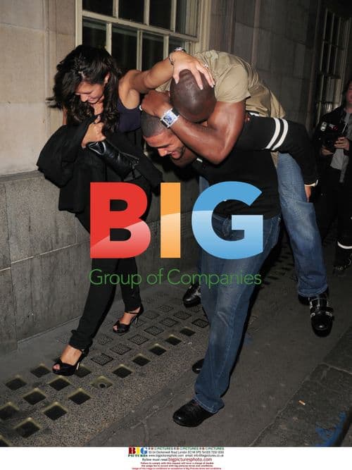 Reading's Leroy Lita getting a piggyback