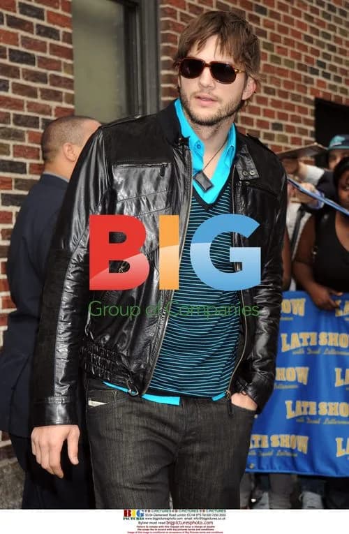 Ashton Kutcher at 'The Late Show with David Letterman'