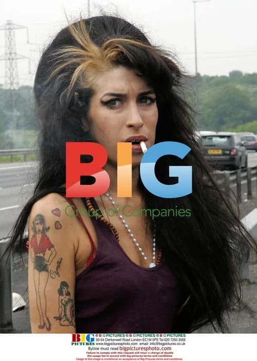 Amy Winehouse at traffic stop