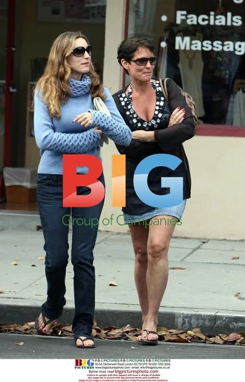 Kelly Brook and mom Sandra Parsons in LA