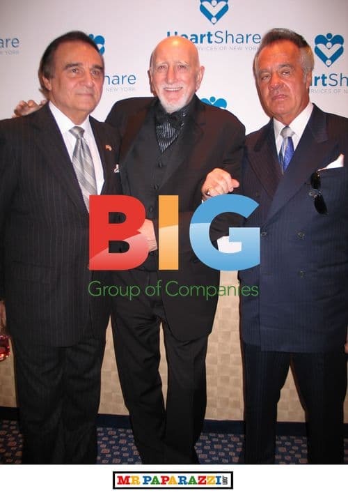 Tony LoBianco, Dominic Chianese & Tony Sirico at Heartshare Benefit