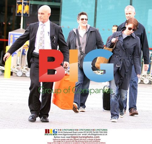 KD Lang Arrives at Perth Airport