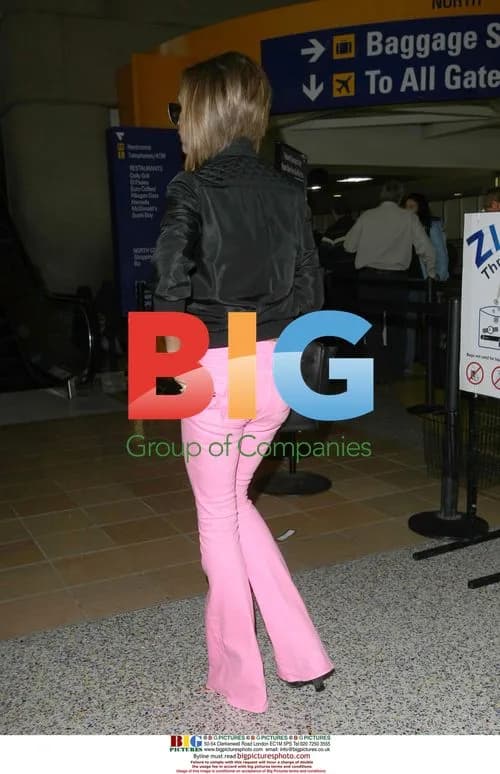 Victoria Beckham arrives at LA airport