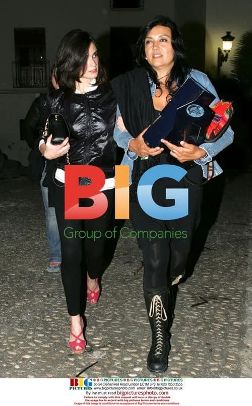 Paz Vega and Colin Farrell on Dinner Break
