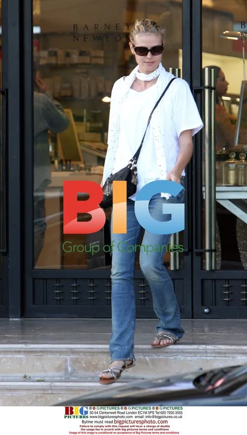 Heidi Klum shopping in Beverly Hills