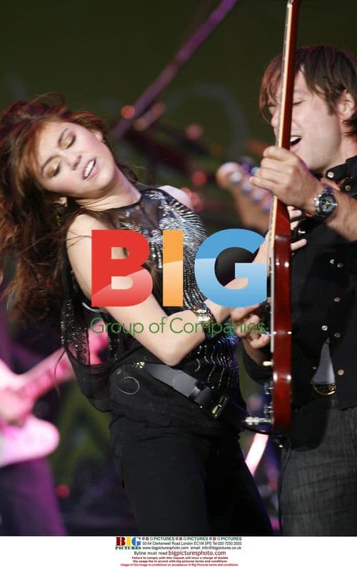 Miley Cyrus Performing at Wango Tango 2008
